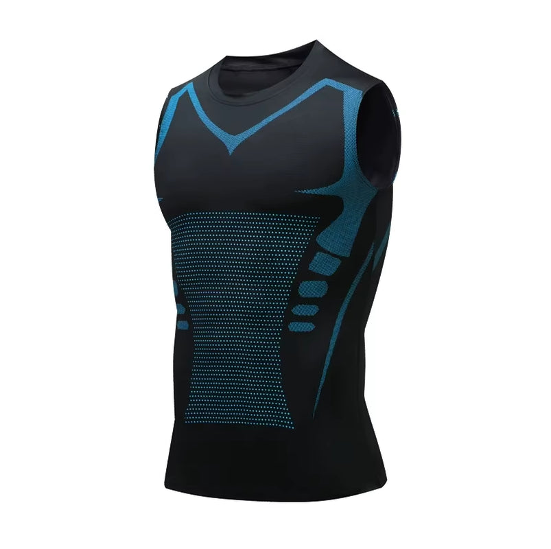 SculptPro™ – Men's Ionic Slimming Compression Vest