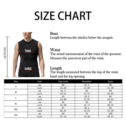 SculptPro™ – Men's Ionic Slimming Compression Vest