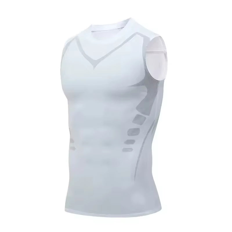 SculptPro™ – Men's Ionic Slimming Compression Vest