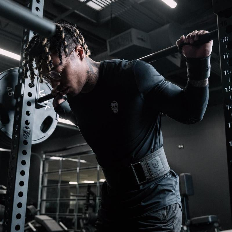 Gymreapers Black/Black 18 Inch Wrist Wraps - IPF, IPL, USPA & USAPL Approved